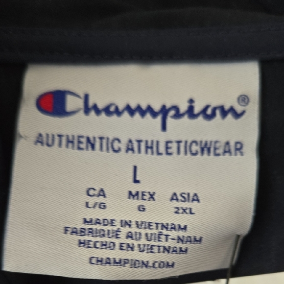 Champion Navy Windbreaker Jacket - Picture 2 of 7